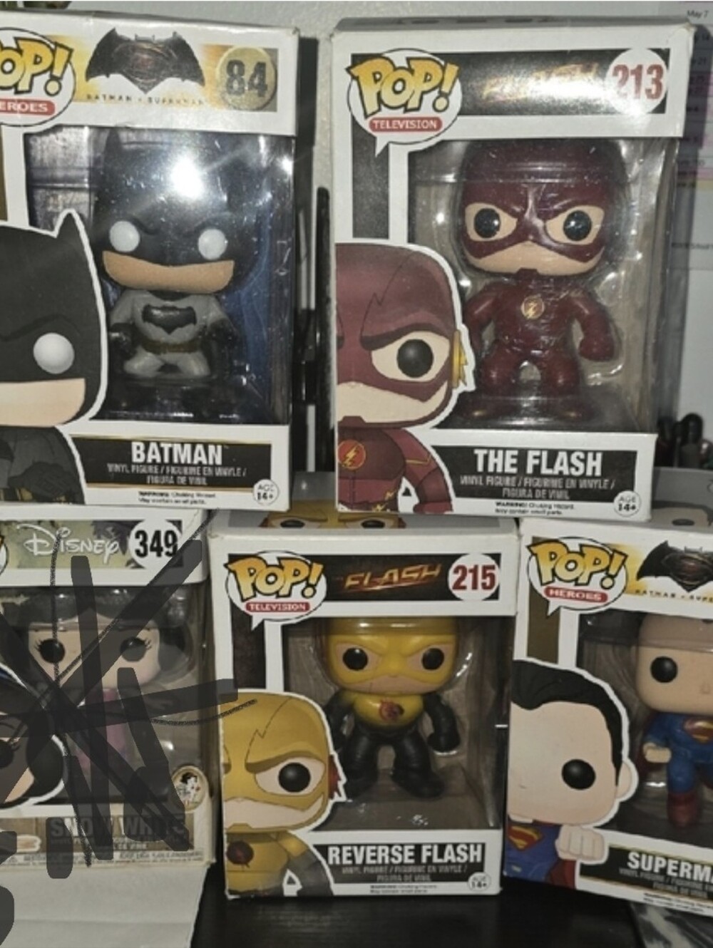 Funko Pop! Heroes and Disney Vinyl Figures Set